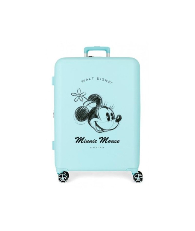 Mala Disney Abs 70Cm W/Exp 4W Minnie Você É Mágica Azul