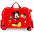 Mala Infantil Disney 4W Mickey Aproveite o Dia Oh Boy Vermelho