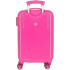 Mala Cabina Disney Abs 55Cm 4W Sonho de Magia Frozen Rosa