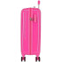 Mala Cabina Disney Abs 55Cm 4W Sonho de Magia Frozen Rosa