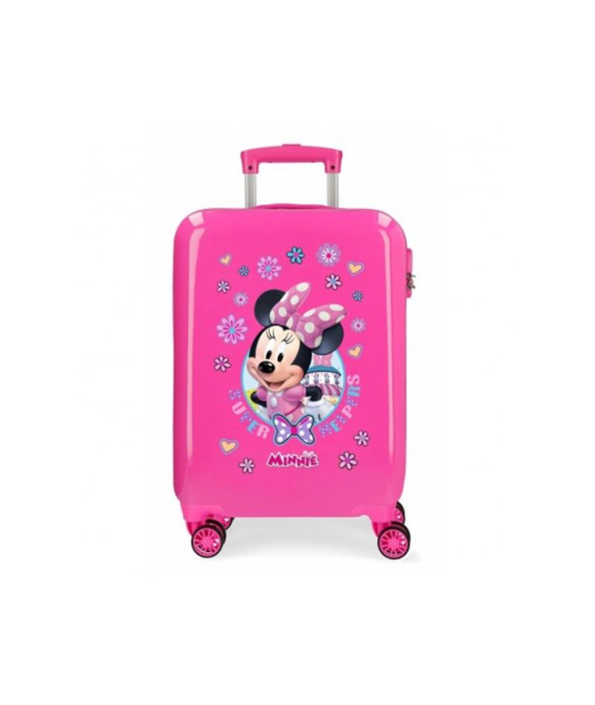 Mala Disney Abs 55Cm 4R Minnie Happy Helpers Branco