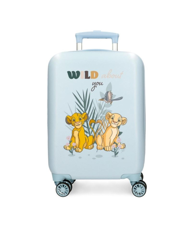 Valise Disney Abs 50Cm 4R Le Roi Lion Avant La Floraison Bleu