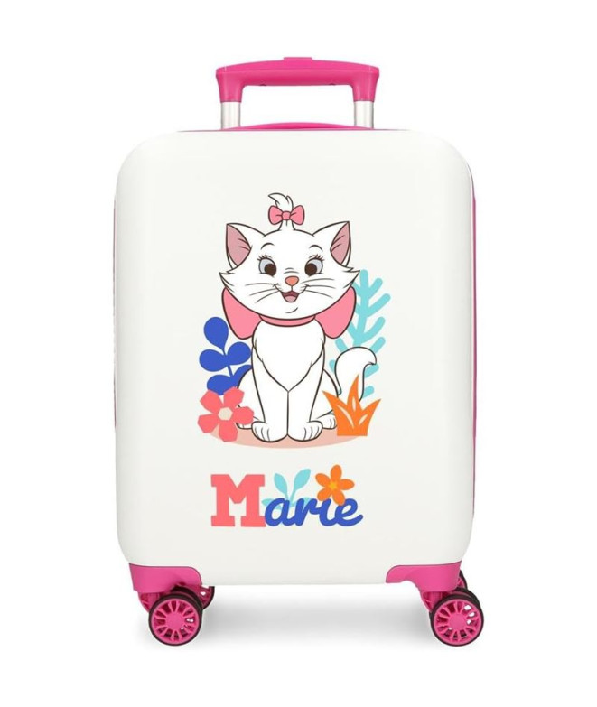 Trolley Disney Abs Mala 50Cm.4R.Aristogatas Marie em Branco