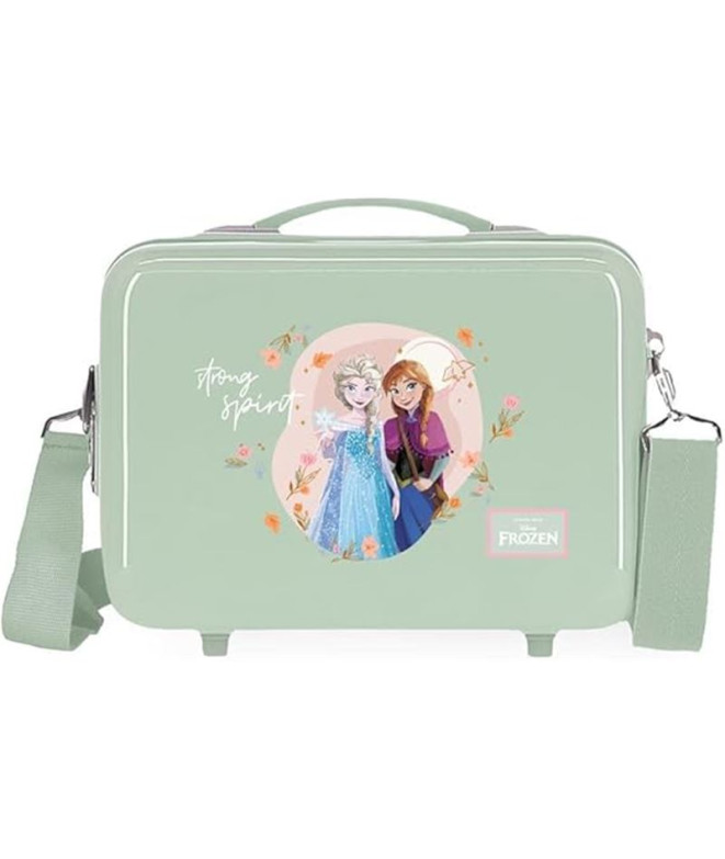 Trousse Vanity Case Disney Abs. Frozen Strong Spirit Green