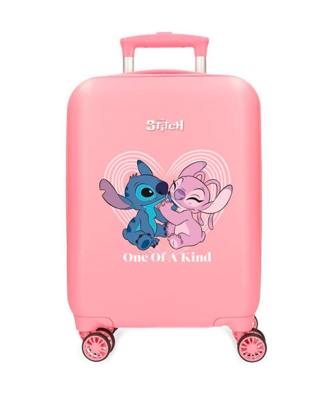 Valise Disney Abs 50 Cm 4R Stitch One Of A Kind Pink Rosa