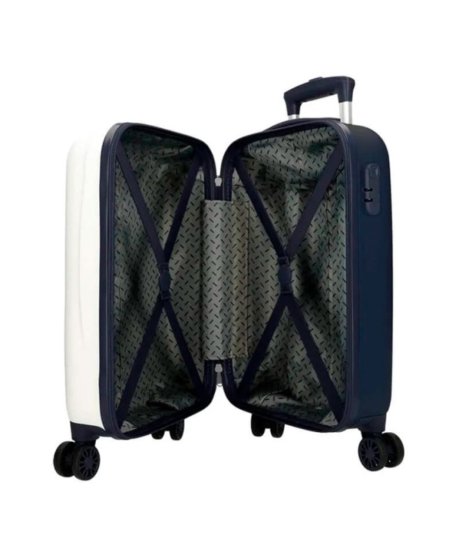 Valise Disney Abs 50 Cm 4R Stitch Exited Blanc