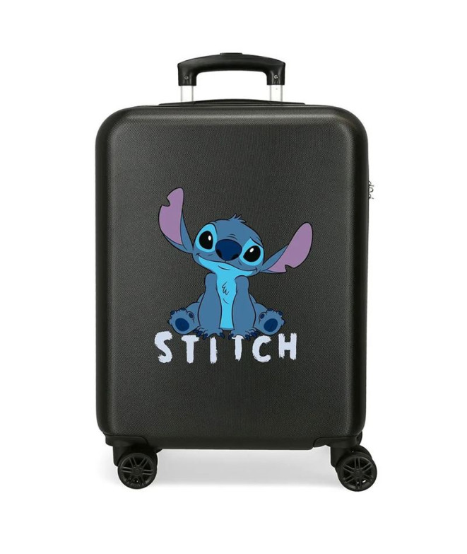 Mala Disney Abs 55Cm 4R Stitch Cute Preto