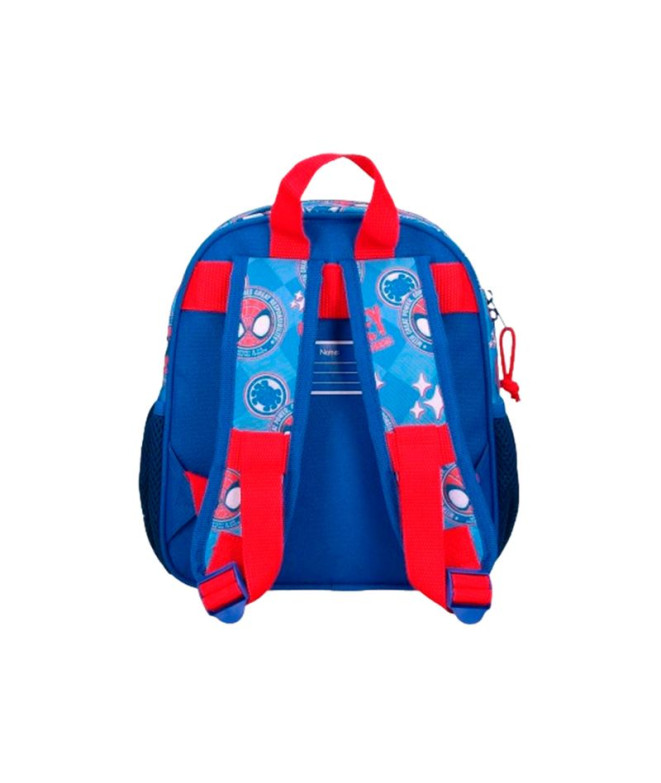 Mochila Marvel Adap. 25Cm. Spidey Power Of 3 Azul