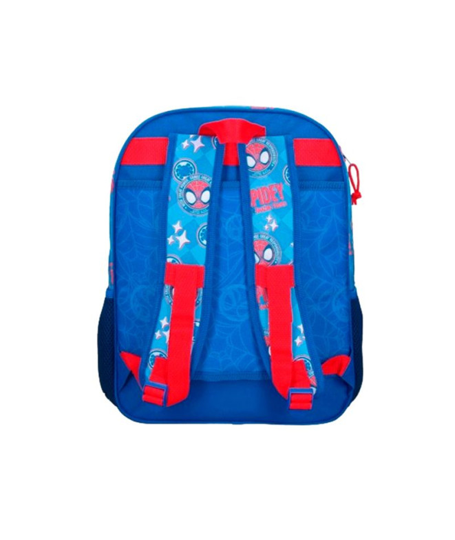 Mochila Marvel 38Cm. Spidey Power Of 3 Azul