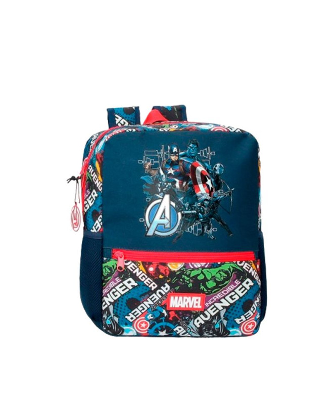 Sac à dos Marvel 33Cm. Marvel Legendary Avengers Bleu