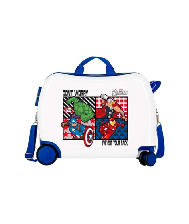Valise Marvel Inf.Abs 4R.(2 Multii.) Tous les Avengers Multicolore