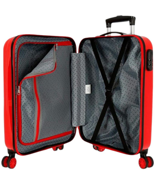 Trolley Marvel Abs 55Cm.4R.Spiderman Comic Rojo