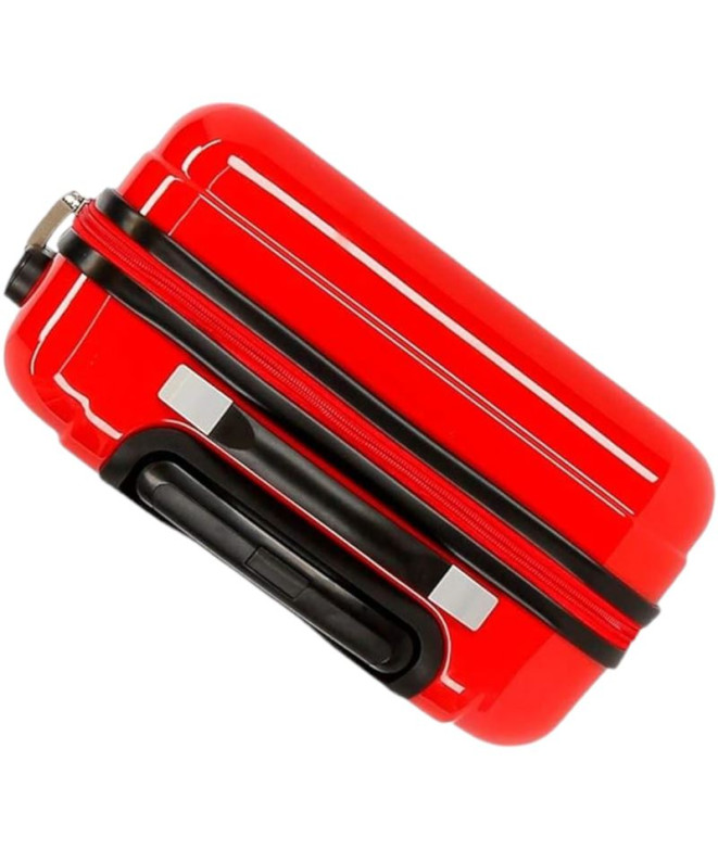 Trolley Marvel Abs 55Cm.4R.Spiderman Comic Rojo