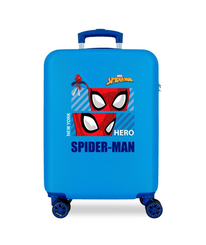 Trolley Marvel Abs 55Cm.4R. Herói do Homem-Aranha Azul