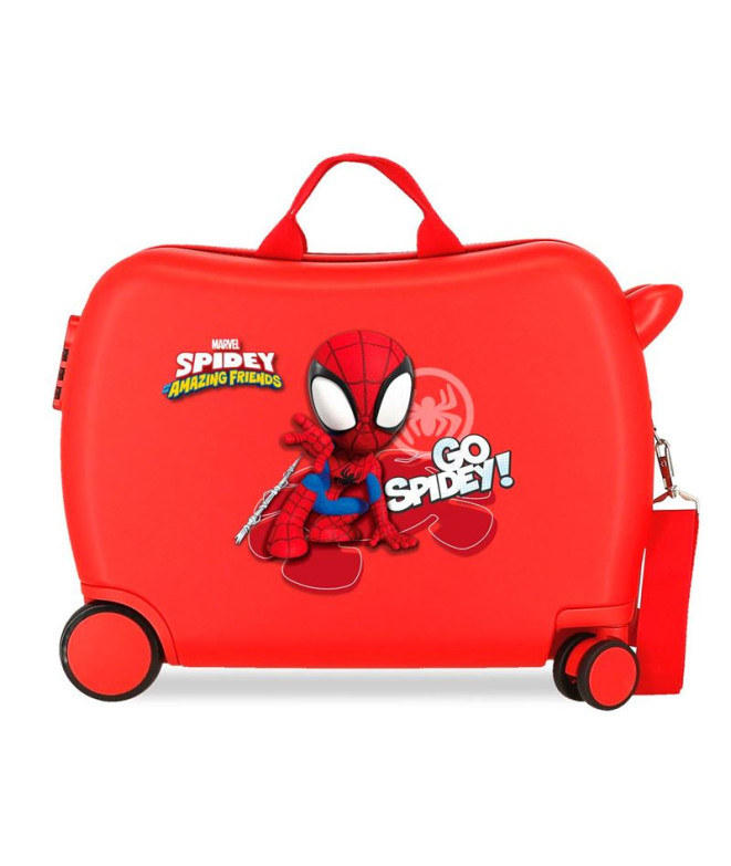 Valise Marvel Inf.Abs 4R. (2.Multi) Go Spidey Rouge