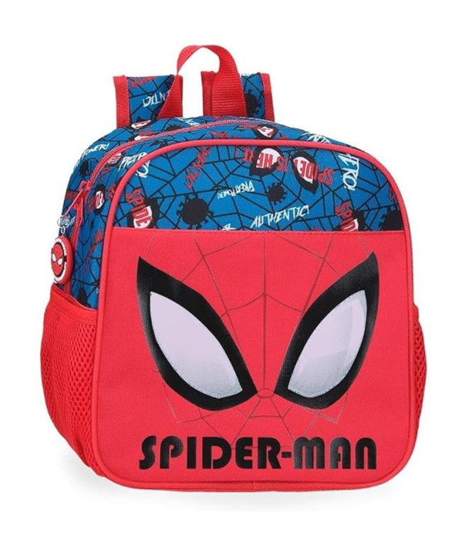 Mochila Marvel 25 Cm. Homem-Aranha Autêntico Vermelho