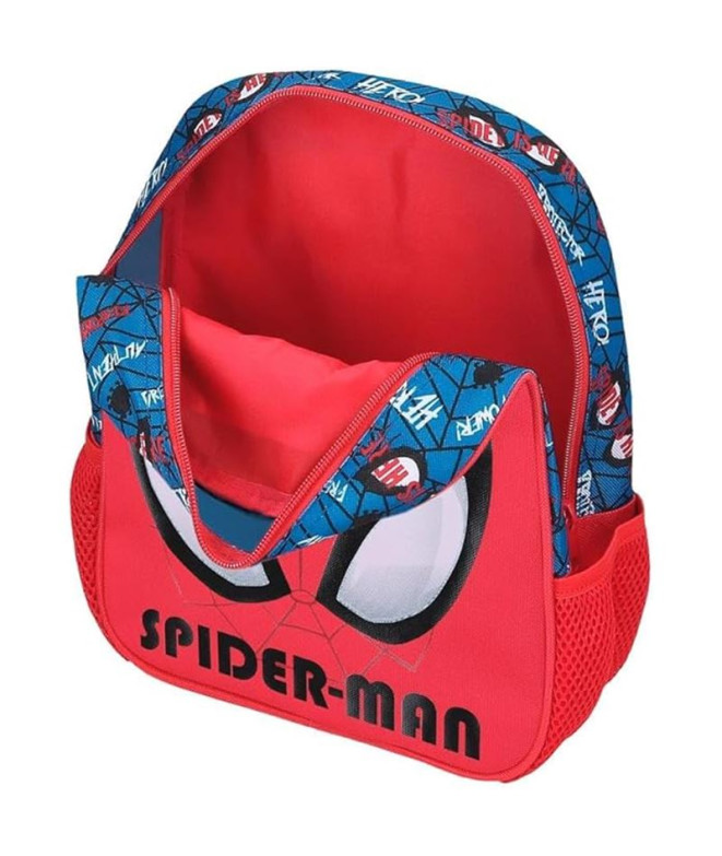 Mochila Marvel 28Cm.Spiderman Authentic Rojo