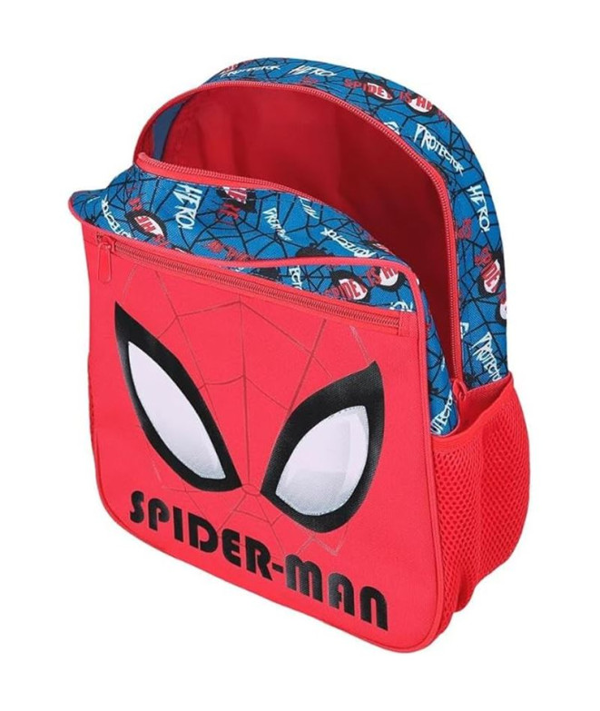 Mochila Marvel 33Cm. Spiderman Authentic Rojo