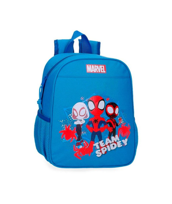 Mochila Marvel 28 Cm. Equipa Spidey Azul