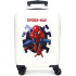 Trolley Marvel Abs 50 Cm. Rodas 4 Spiderman Attack Branco