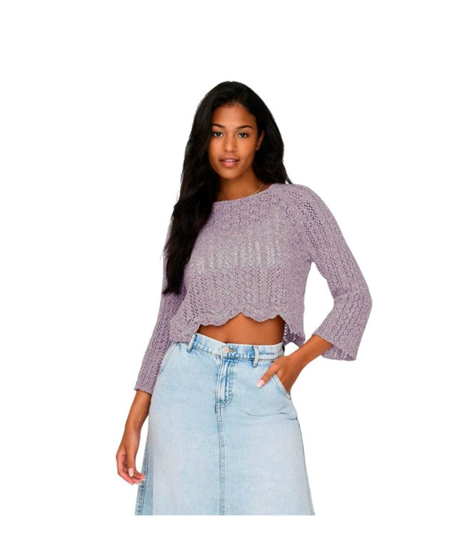 Sudadera Only Onlnola Life Knt Mujer Lavender