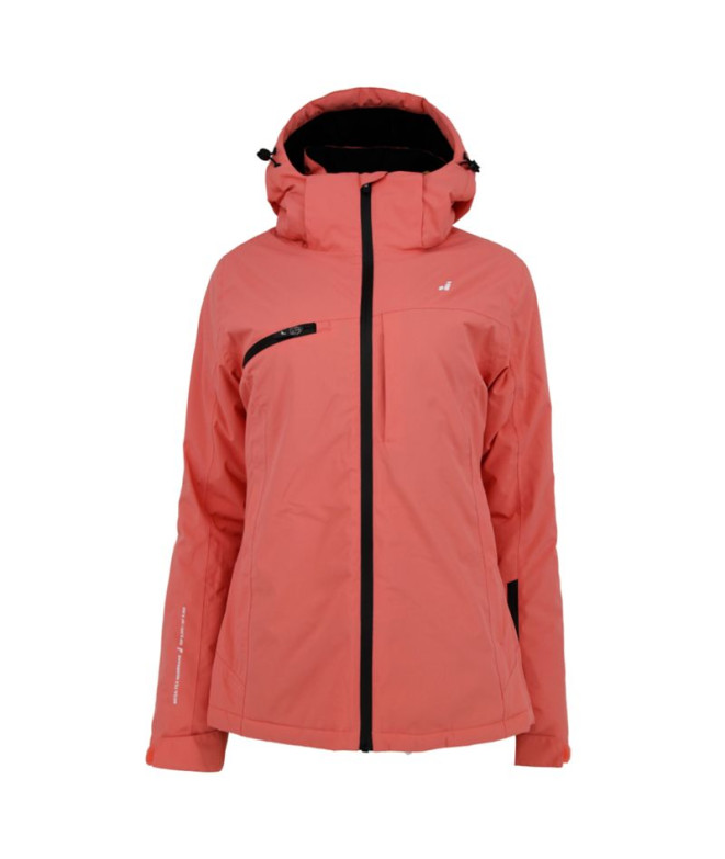 Veste Montagne Joluvi Femme de Toran Corail/Noir