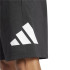 Calça adidas Homem Calções com logótipo grande Preto/branco