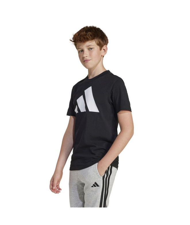 T-shirt adidas Enfant Big Logo Noir/Blanc