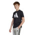 Camiseta adidas Infantil Grande logótipo preto/branco