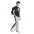 Camiseta adidas Infantil Grande logótipo preto/branco