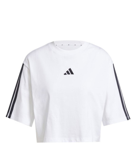 Camiseta adidas Essentials Cotton Loose 3Bandas Mujer...