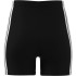 Collants adidas 3 Bandes Essentials Biker Short Femme Noir/Blanc
