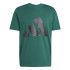 Camiseta adidas Homem Essentials Grande logótipo verde escuro/preto