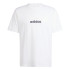 Camiseta adidas Linerar Single Hombre Blanco/Negro