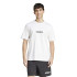 T-shirt adidas Homme Linerar Single Blanc/Noir