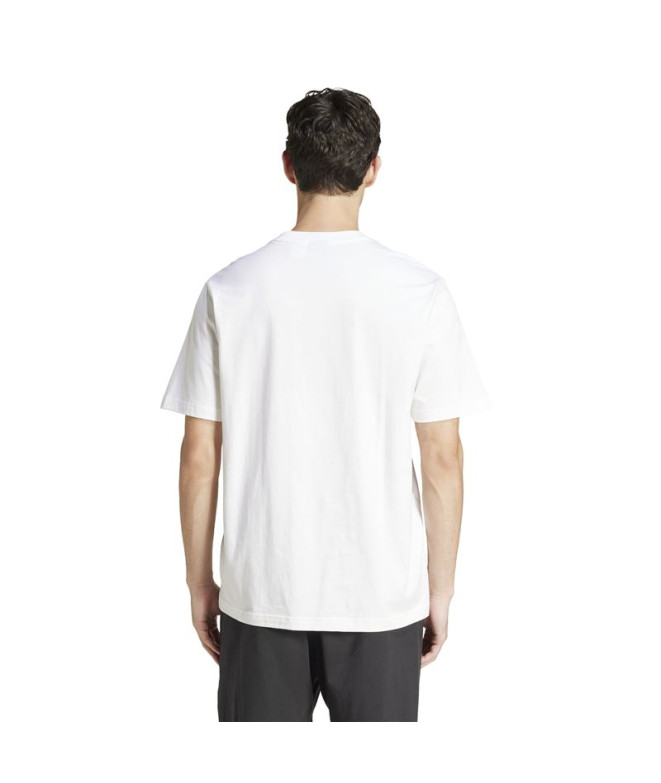 Camiseta adidas Linerar Single Homem Branco/Preto