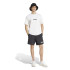 Camiseta adidas Linerar Single Hombre Blanco/Negro