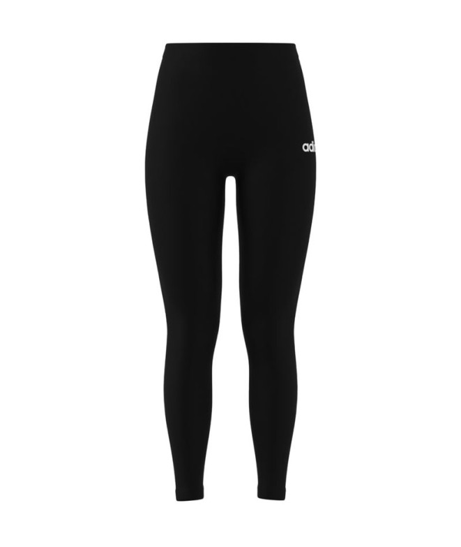 Mallas adidas Linear Cotton Mujer Negro/Blanco