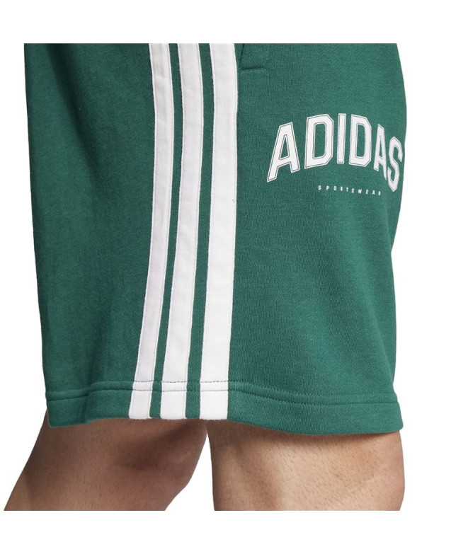 Pantalones adidas 3 Bandas Sho Hombre Verde Oscuro