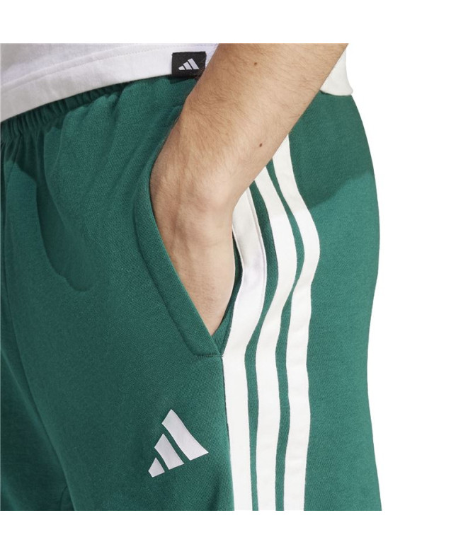 Calça adidas Homem 3 bandas Sho verde escuro