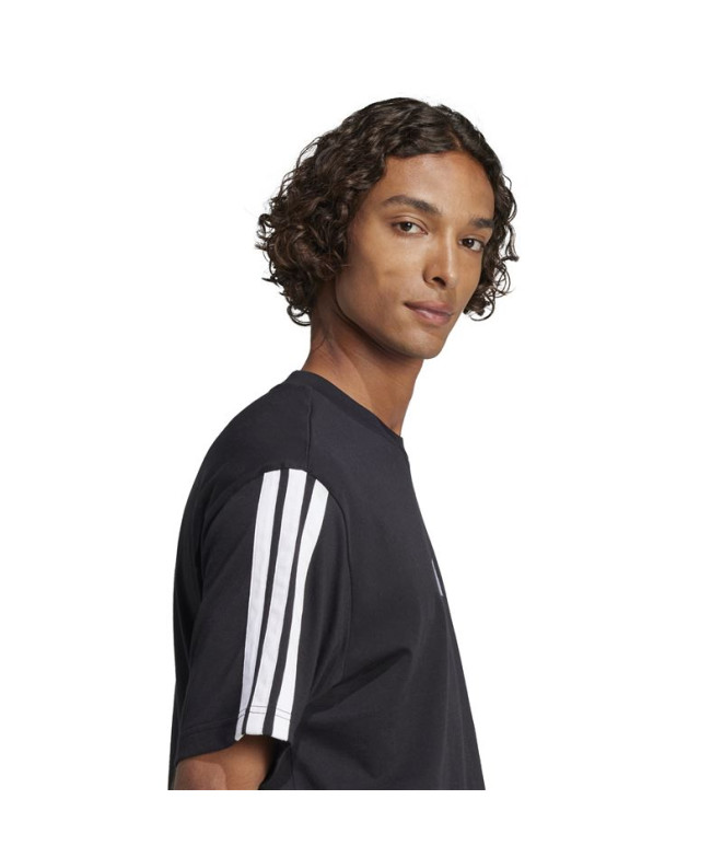 Camiseta adidas Homem 3 riscas simples...