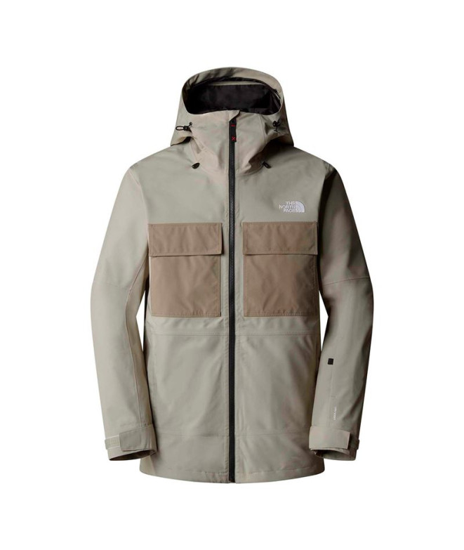 Casaco The North Face Homem snow Fourbarrel Triclimate Clay Cinzento/Preto