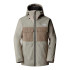 Casaco The North Face Homem snow Fourbarrel Triclimate Clay Cinzento/Preto