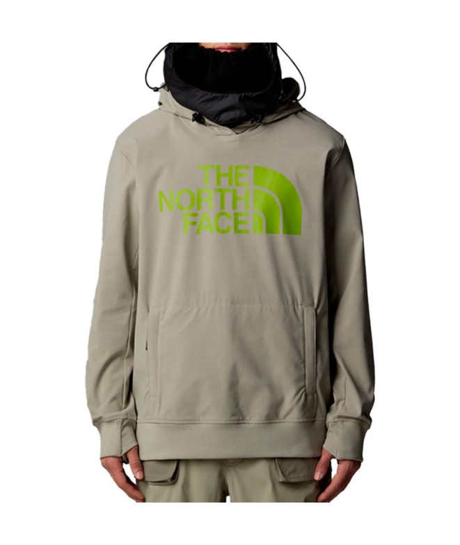 Sweat The North Face Homme by Snow Tekno Logo Gris