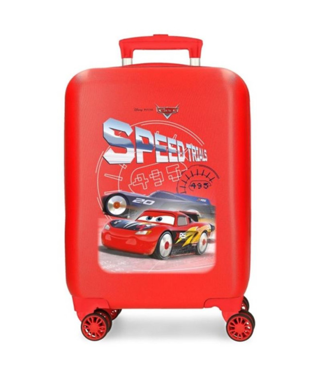 Mala Disney Abs 50 Cm 4R Cars Speed Trials Vermelho