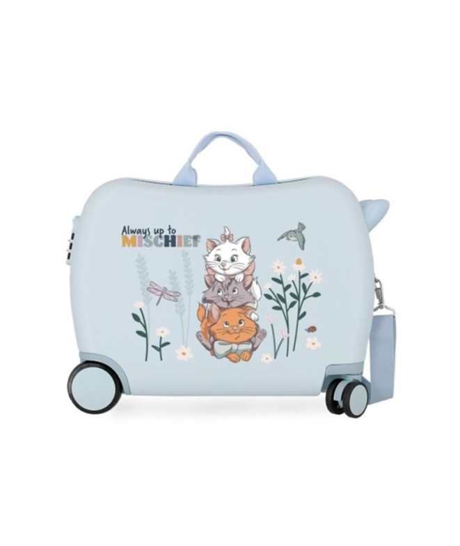 Valise Enfant Disney 4W Avant La Floraison Les aristochats Bleu