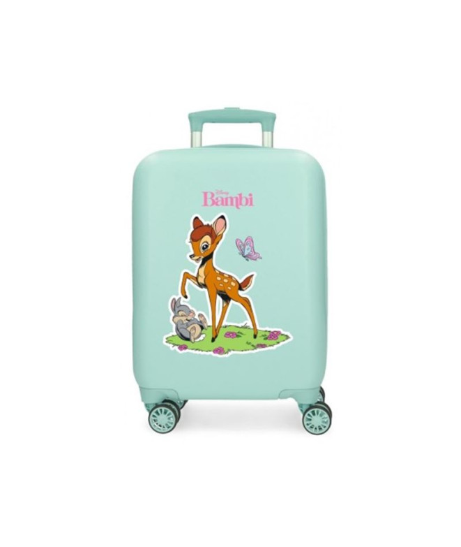 Mala Disney Abs 50 Cm 4R Bambi Turquesa Azul