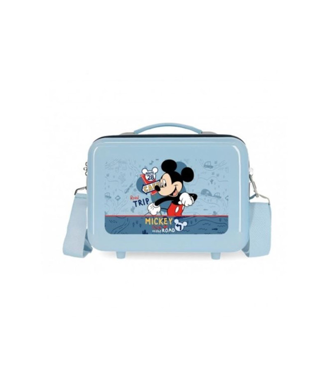 Estuche Disney Abs Mickey Road Trip Azul