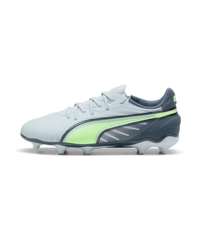 Futebol Infantil Botas Puma King Match Fg/Ag Frosted Dew/Fizzy Apple/Gray Skies