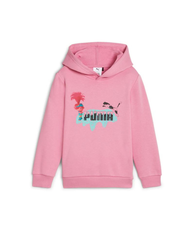 Moletom Casual Menino Camisola com capuz Puma X Trolls Tr Mauved Out